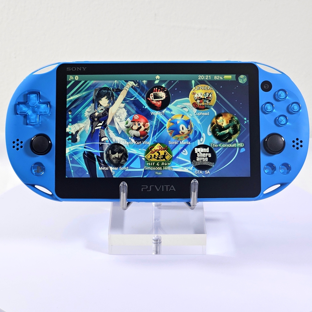 Sony PS Vita Slim 2000 Blue Model | Plug & Play | Accessories & Content